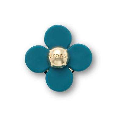Jibbitz™ Flor Giratória Azul Retrô Único
