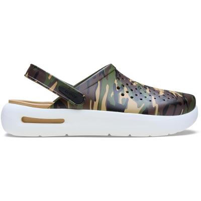 Sandália Crocs Inmotion Camouflage Clog Army Green/Multi