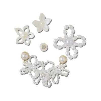 Jibbitz™ Floral De Pérolas Brancas Pack Com 5 Peças
 Único