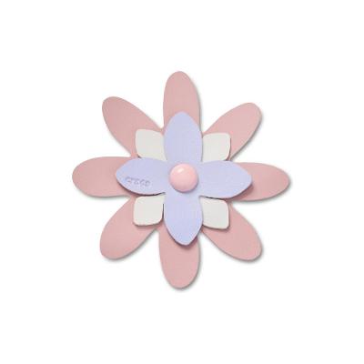 Jibbitz™ Flor Rosa Couro Sintético Único