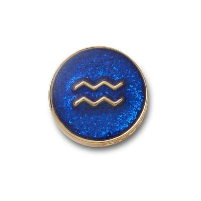 Jibbitz™ Signo Aquário Dourado Único