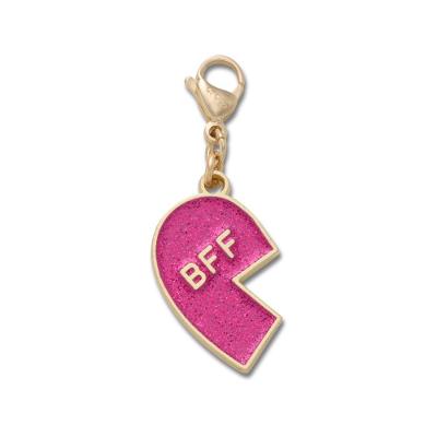 Jibbitz™ Pingente Bff Rosa Esquerdo Único