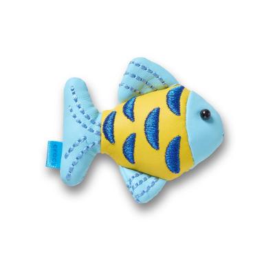 Jibbitz™ Peixe Azul E Dourado Brilhante Único