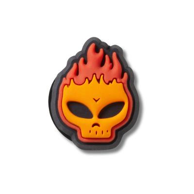 Jibbitz™ Caveira Flamejante Único