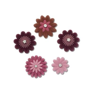 Jibbitz™ Flor De Veludo Rosa Pack Com 5 Peças
 Única