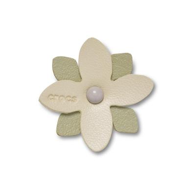 Jibbitz™ Flor Verde Couro Sintético Único