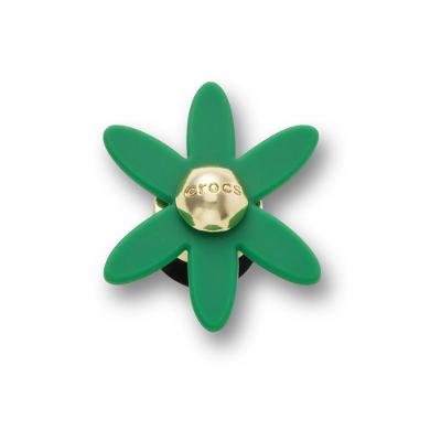 Jibbitz™ Flor Giratória Verde Retrô Único