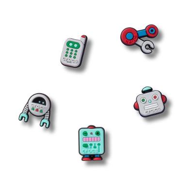 Jibbitz™ Amigo Robô Pack Com 5 Peças Único