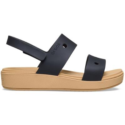 Sandália Crocs Brooklyn Sandal K Black/Cashew