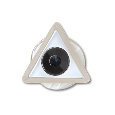 Jibbitz™ Triângulo Com Gema Preta UNICO