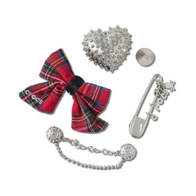 Jibbitz™ Punk Romance Pack Com 5 Peças Unica
