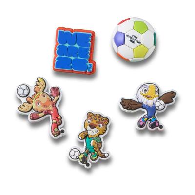 Jibbitz™ FIFA 2026 Pack Com 5 Peças Único