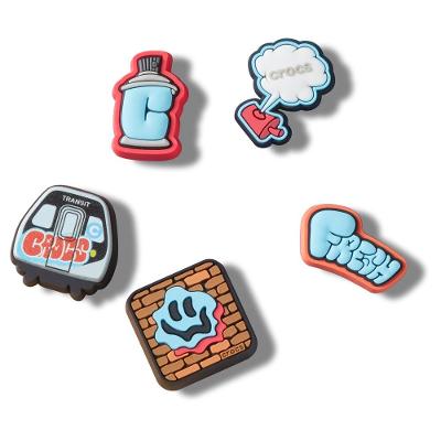 Jibbitz™ Graffiti Crocs Pack com 5 Peças Único