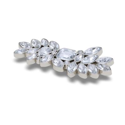 Jibbitz™ Folha Prateada Com Gemas Único