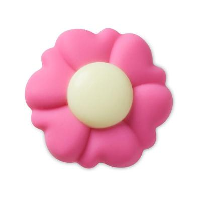 Jibbitz™ Flor Rosa Squishy Único