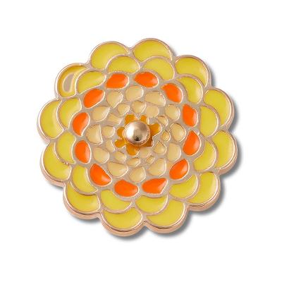 Jibbitz™  Flor Amarela Giratória Único