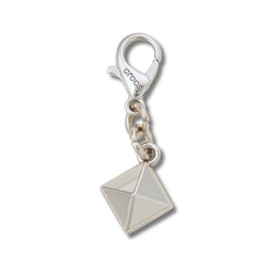 Jibbitz™ Pingente de Pirâmide Prata Único