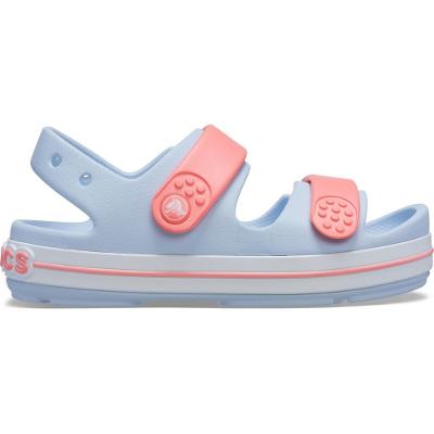Sandália Crocs Crocband Cruiser Sandal T Blue Frost/Guava