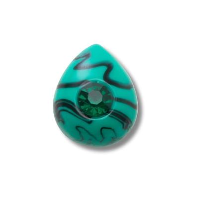 Jibbitz™ Pedra Esmeralda Mês Maio Único