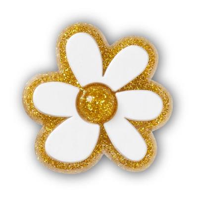 Jibbitz™ Flor Branca e Dourada Único