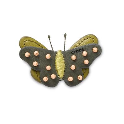 Jibbitz™ Borboleta Couro Sintético Único