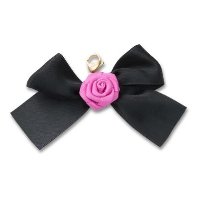 Jibbitz™ Pingente de Roseta Com Laço Preto Única