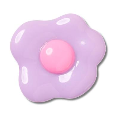 Jibbitz™ Margarida Roxa Delicada Acrílica Único