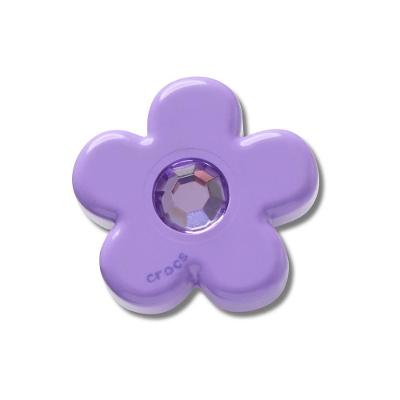 Jibbitz™ Flor Roxa Com Gema Único