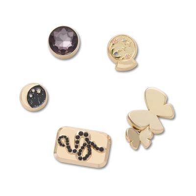 Jibbitz™ Celestial Dourado Pack Com 5 Peças Único