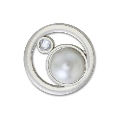 Jibbitz™ Anel de Prata Com Pérola
 Único