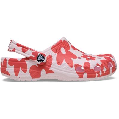 Sandália Crocs Classic Pop Petals Clog Bubble Ice/Multi