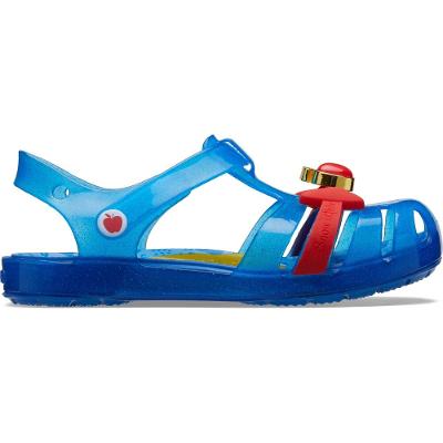 Sandália Crocs Isabella Snow White Sandal T Bright Cobalt