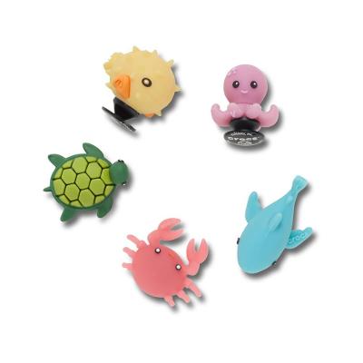 Jibbitz™ Animais Marinhos Mudam de Cor Pack Com 5 Peças Único
