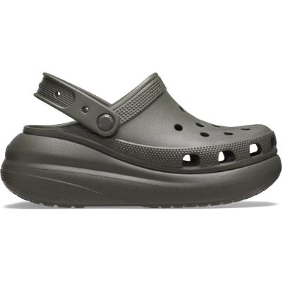 Sandália Crocs Classic Crush Clog Dusty Olive