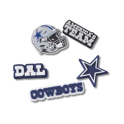 Jibbitz™ NFL Dallas Cowboys Pack com 5 Peças Único
