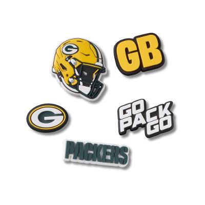 Jibbitz™ NFL Green Bay Packers Pack com 5 Peças Único
