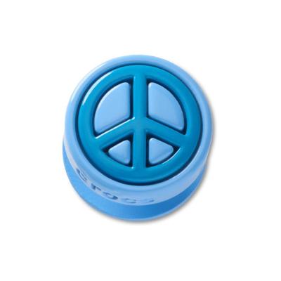 Jibbitz™ Ícone de Sinal da Paz Azul Único