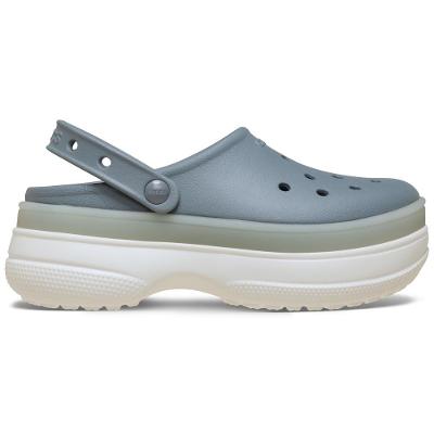 Sandália Crocs Frosted Stacked Clog Concrete