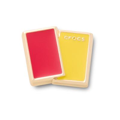 Jibbitz™ Cartão Vermelho e Amarelo Único