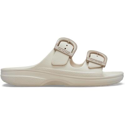 Sandália Crocs Saturday Enamel Buckle Sandal W Frappe