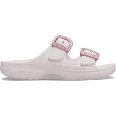 Sandália Crocs Saturday Enamel Buckle Sandal W Bubble Ice