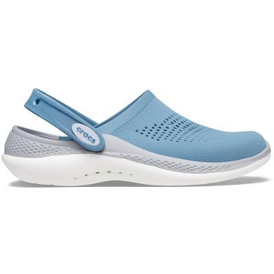 Sandália crocs lite ride 360 clog blue steel/microchip