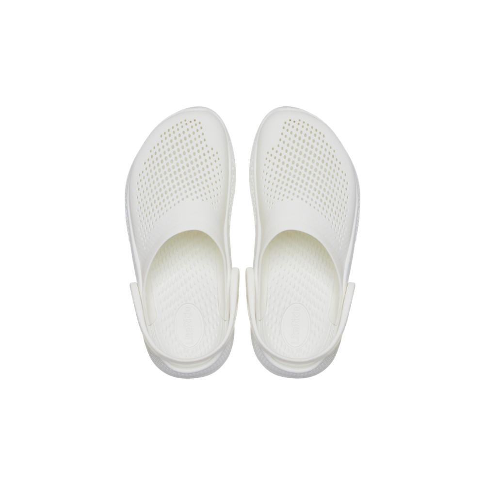 Sandália crocs lite ride 360 clog almost white/almost white - 3