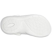 Sandália crocs lite ride 360 clog almost white/almost white - 6