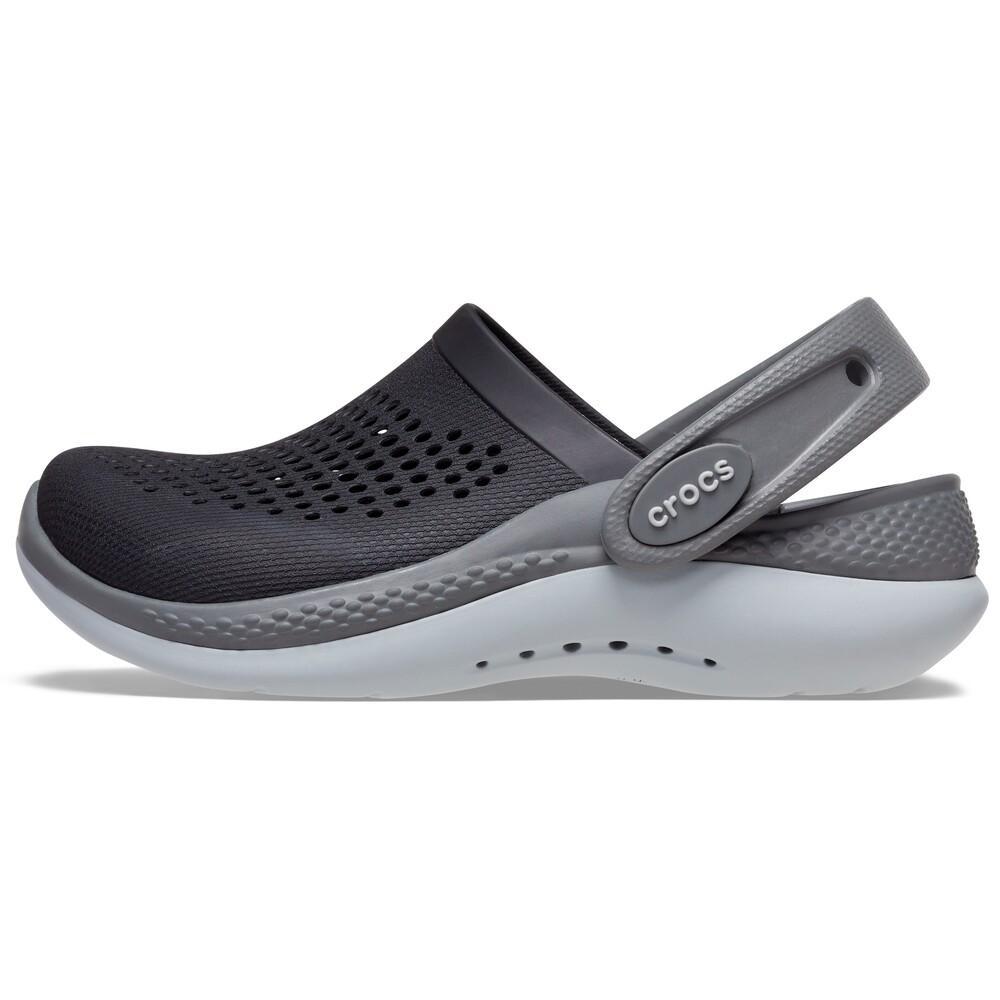 Sandália crocs literide 360 infantil black/slate grey - 3