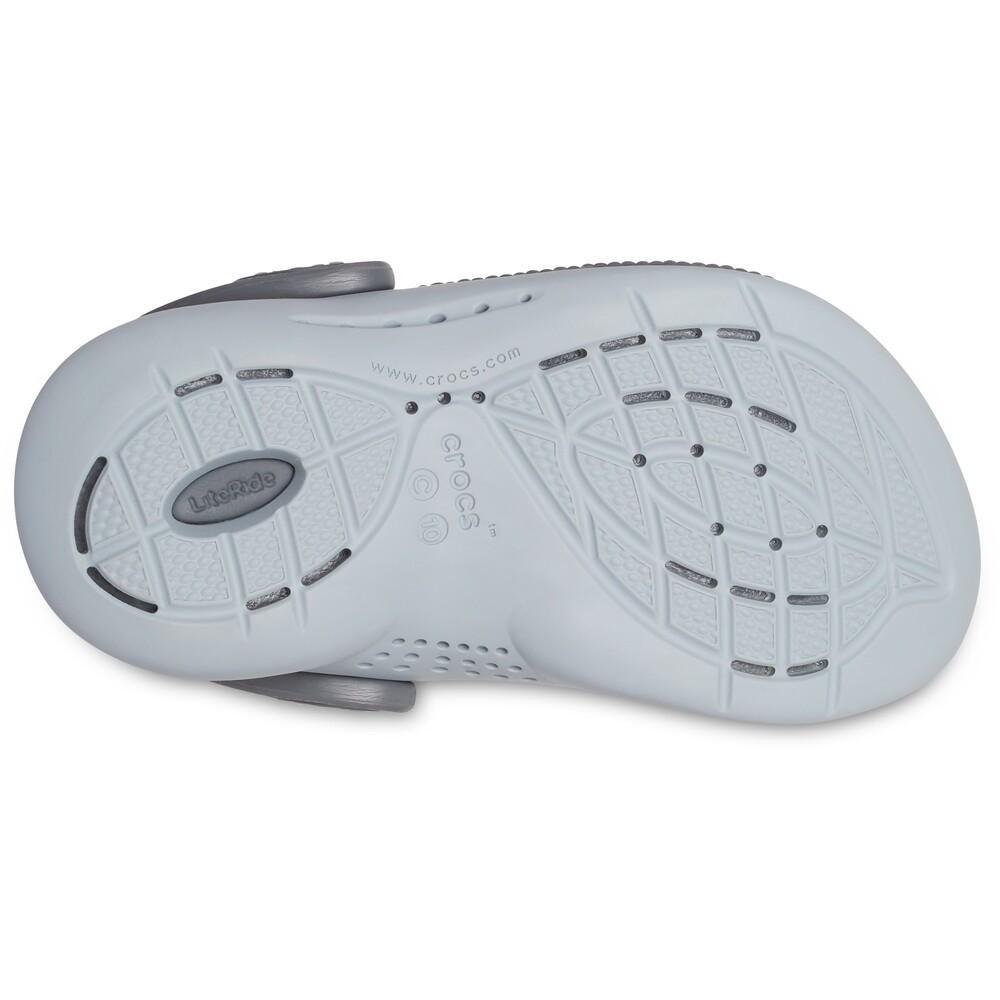 Sandália crocs literide 360 infantil black/slate grey - 7