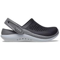 Sandália crocs literide 360 infantil black/slate grey - 1