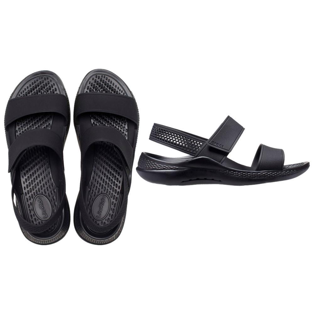 Sandália crocs literide 360 sandal black - 6