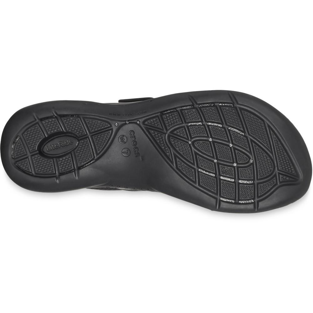 Sandália crocs literide 360 sandal black - 8