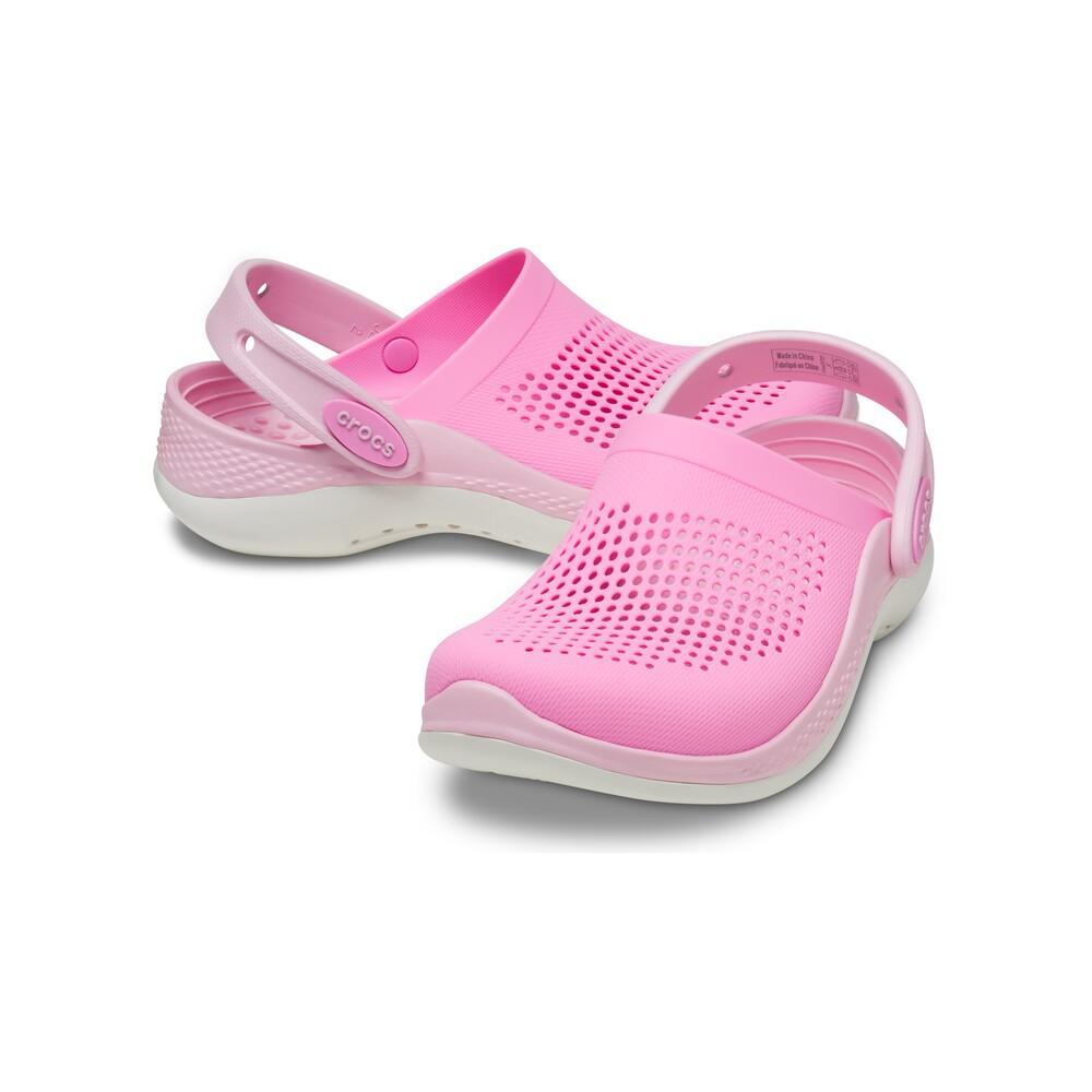 Sandália crocs literide 360 juvenil taffy pink/ballerina pink - 4